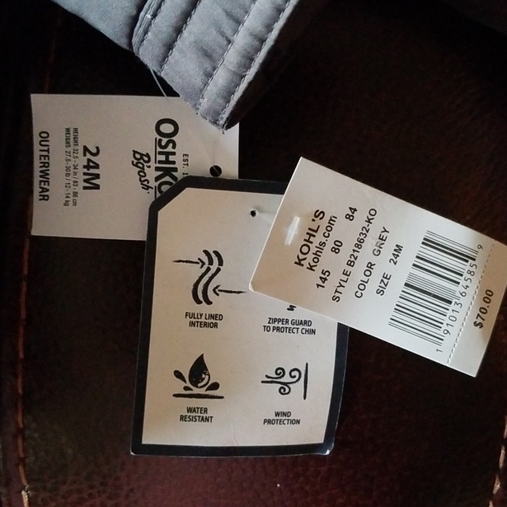 Oshkosh toddler winter jacket - Picture 4 of 4